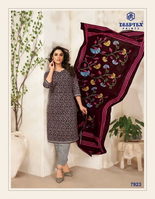 Miss India Vol 79 By Deeptex Cotton Dress Material Catalog